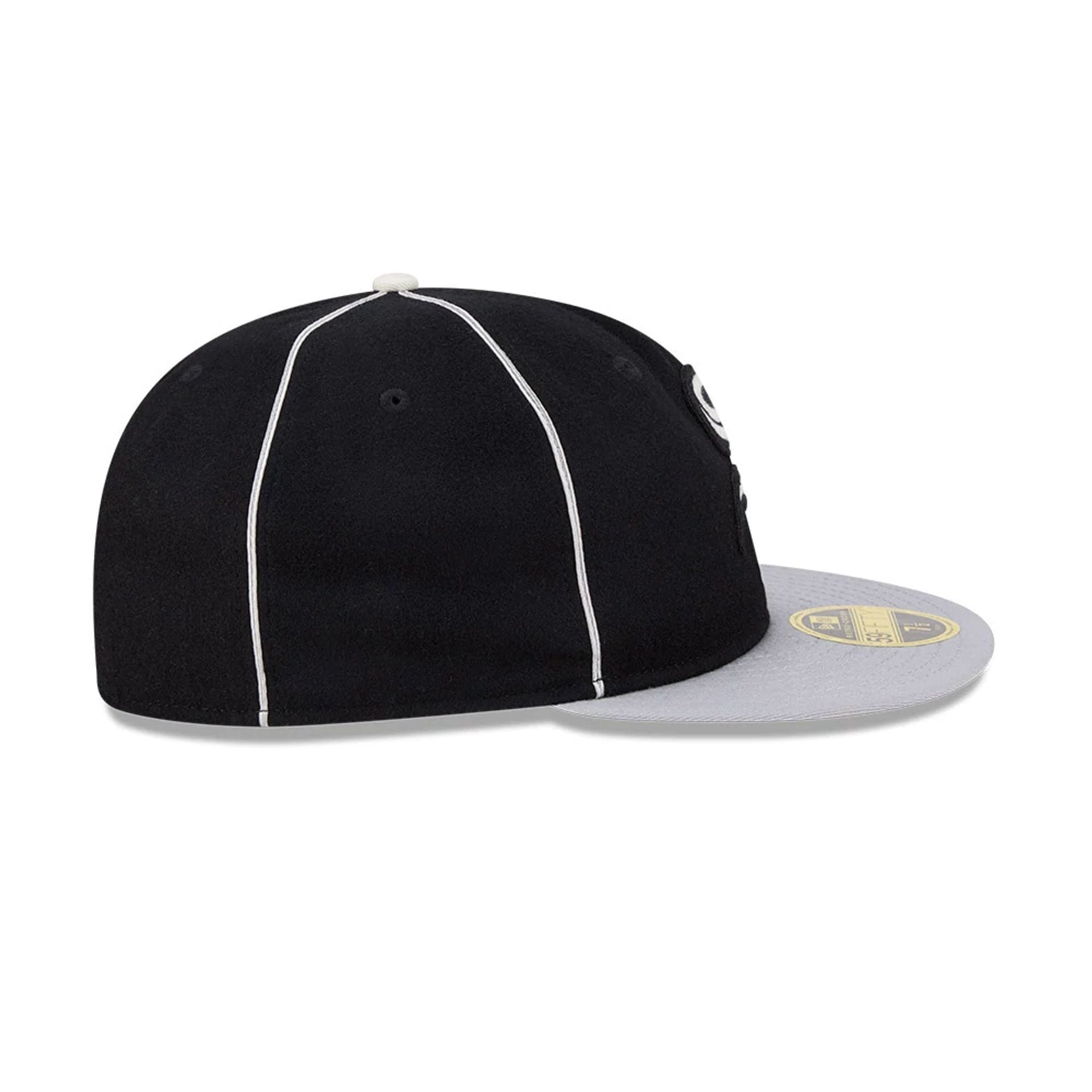 Chicago White Sox MLB Felt Logo Black Retro Crown 59FIFTY Fitted Cap-kentox