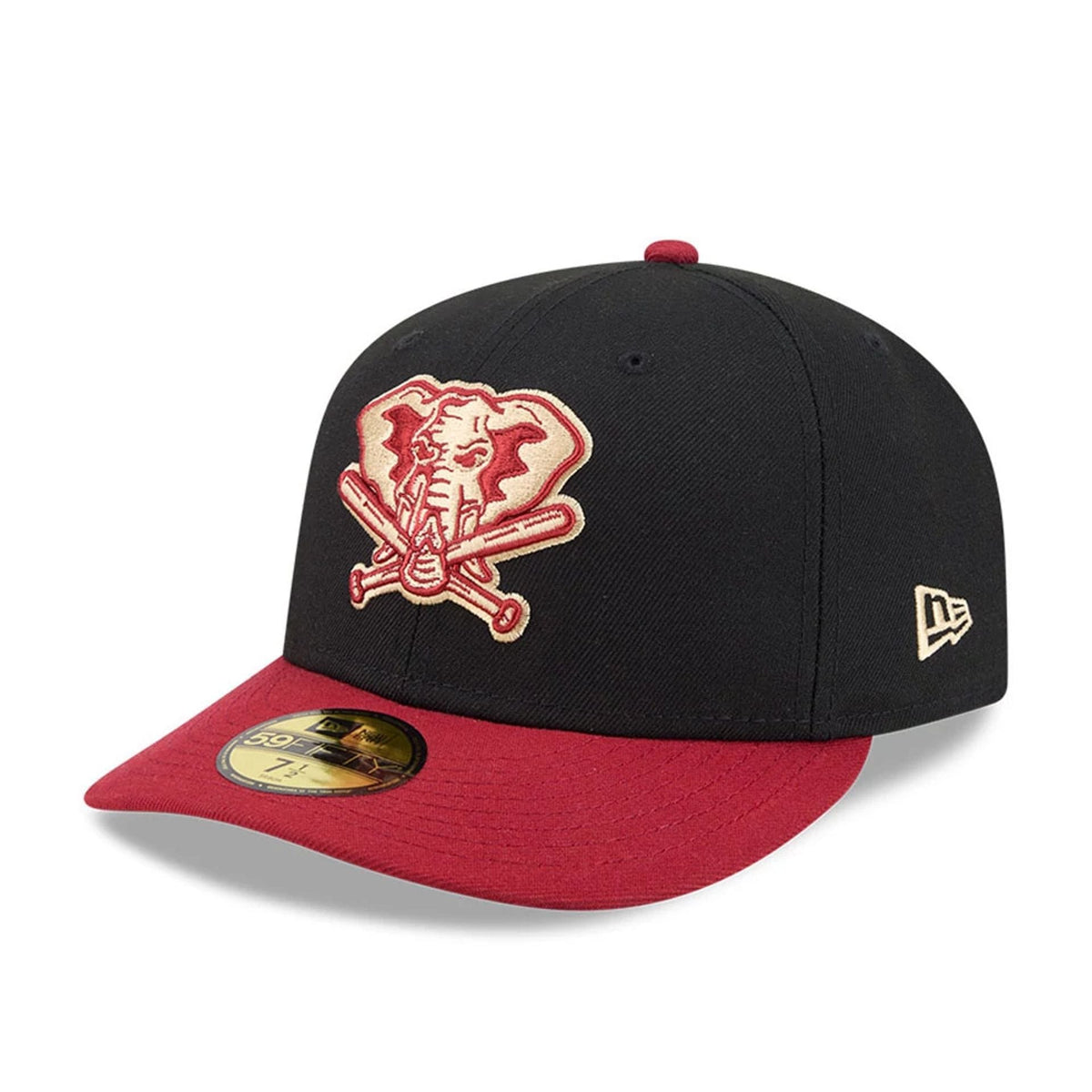 Athletics MLB Team Cards Black 59FIFTY Fitted Cap-kentox