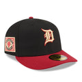 Detroit Tigers MLB Team Cards Black 59FIFTY Fitted Cap-kentox
