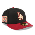 LA Dodgers MLB Team Cards Black 59FIFTY Fitted Cap-kentox