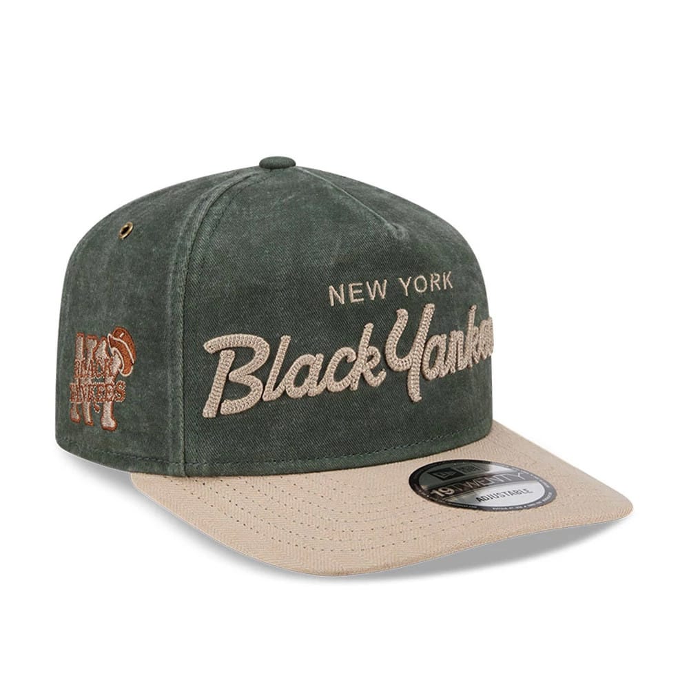 New York Black Yankees MLB Negro League Dark Green 19TWENTY Adjustable Cap-kentox
