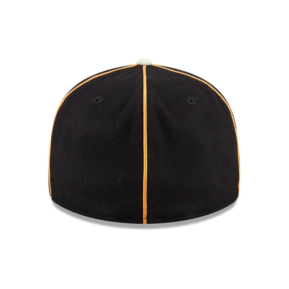 Boston Bruins NHL Felt Logo Black Retro Crown 59FIFTY Fitted Cap-kentox