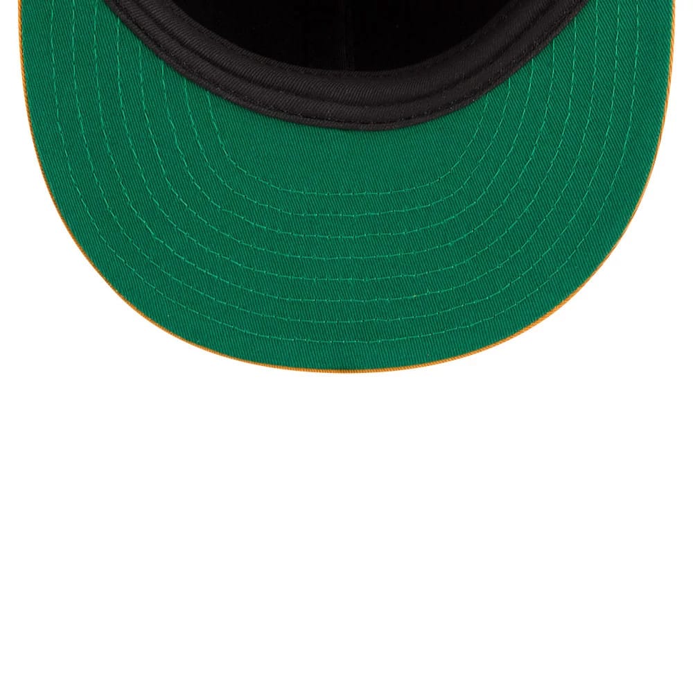 Boston Bruins NHL Felt Logo Black Retro Crown 59FIFTY Fitted Cap-kentox