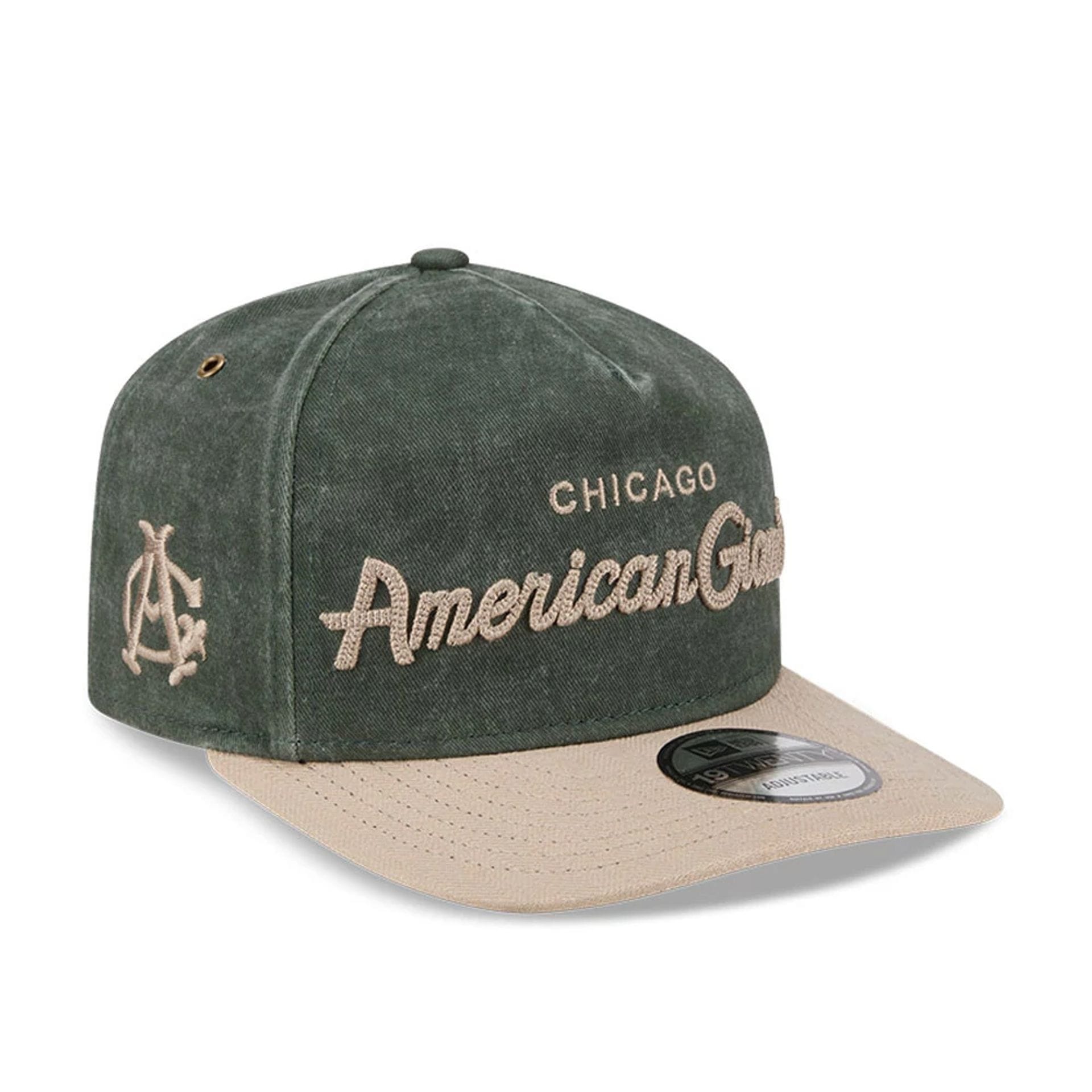 Chicago American Giants MLB Negro League Dark Green 19TWENTY Adjustable Cap-kentox
