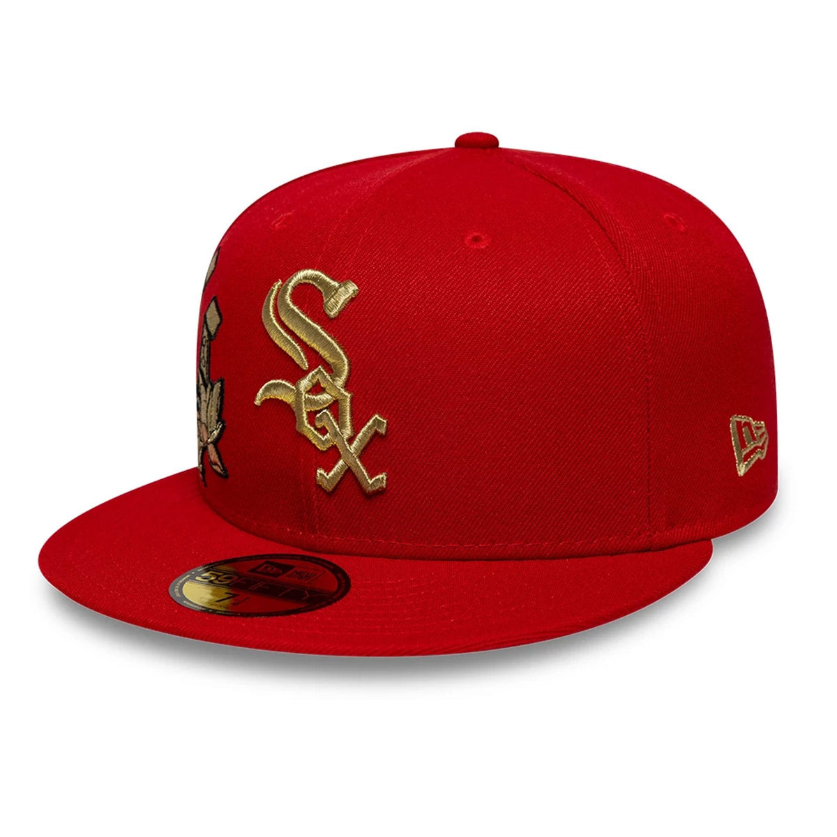 Chicago White Sox MLB Horseshoe Red 59FIFTY Fitted Cap-kentox