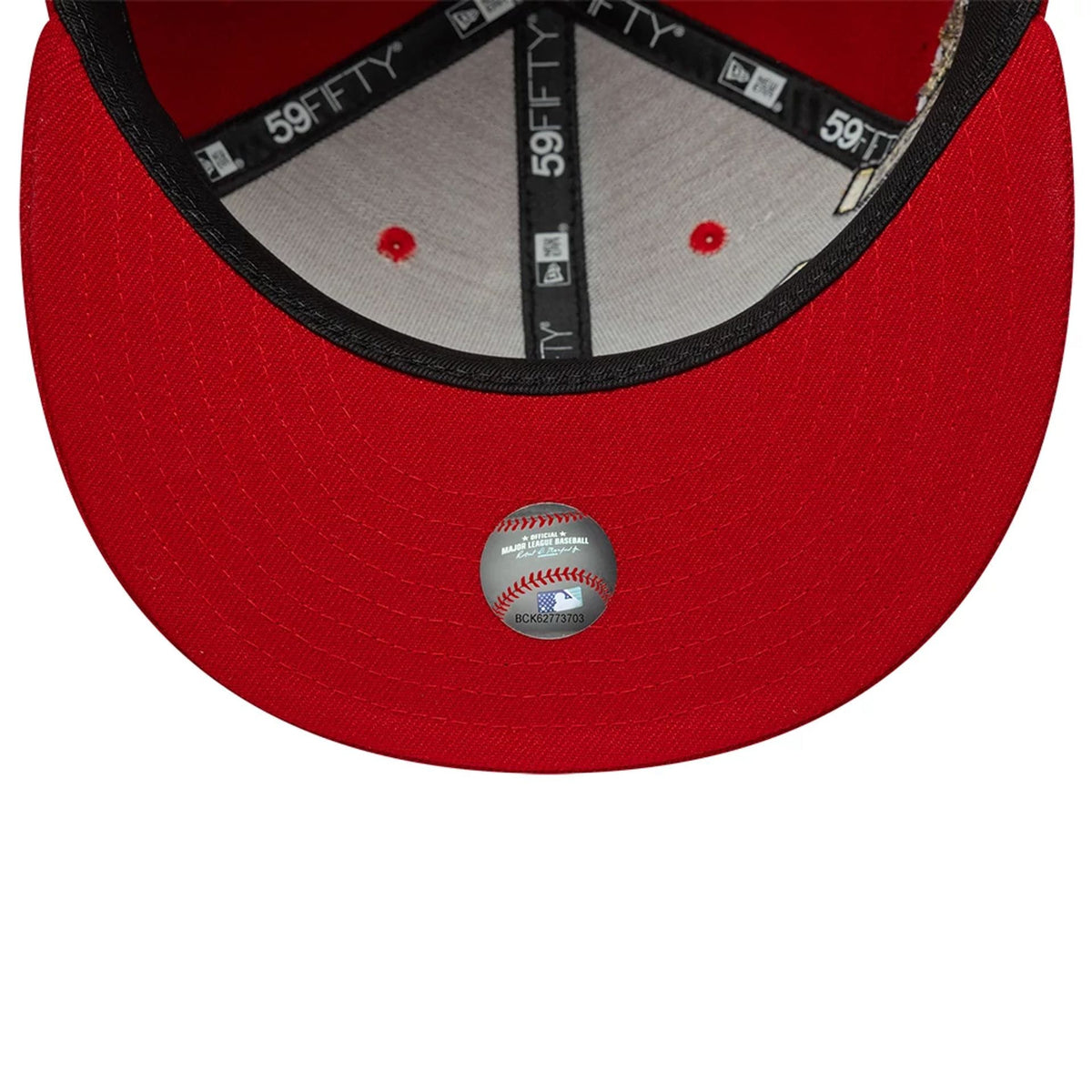 Chicago White Sox MLB Horseshoe Red 59FIFTY Fitted Cap-kentox