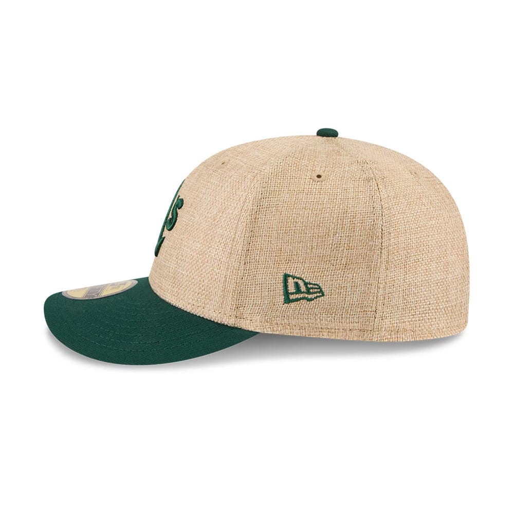 Athletics MLB Twine Beige 59FIFTY Fitted Cap-kentox