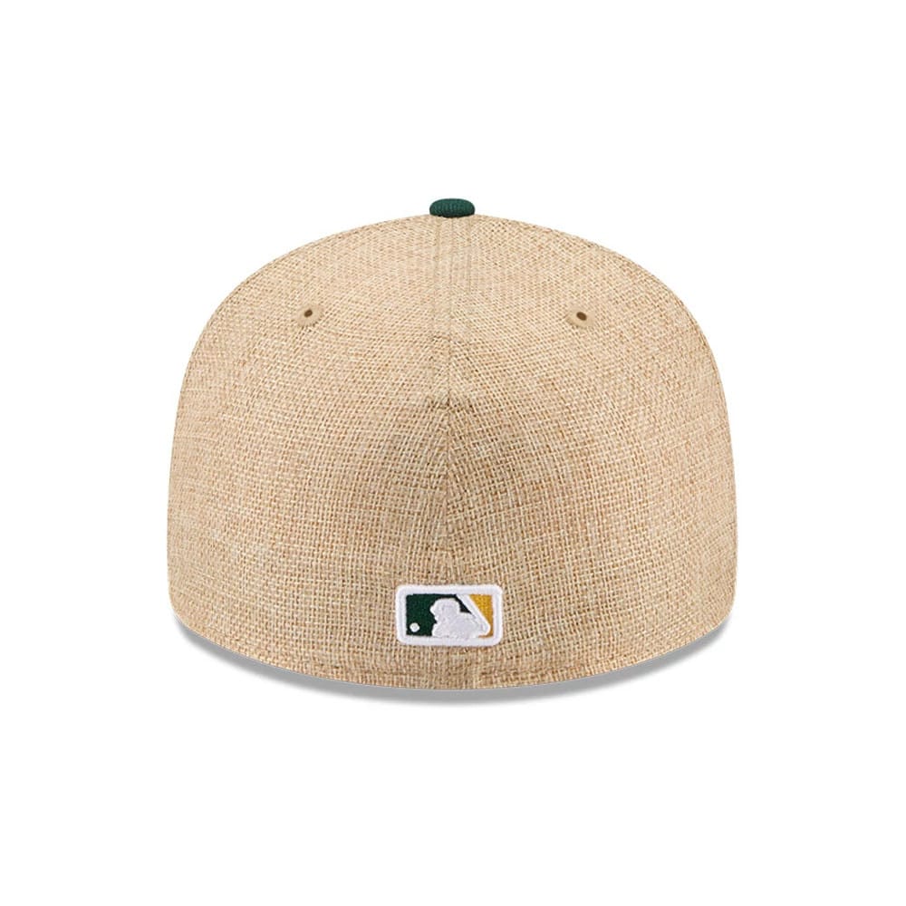 Athletics MLB Twine Beige 59FIFTY Fitted Cap-kentox