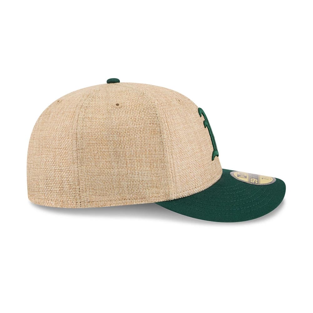 Athletics MLB Twine Beige 59FIFTY Fitted Cap-kentox
