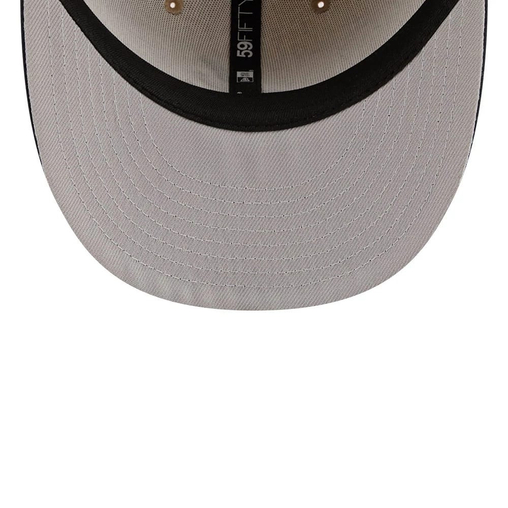 Atlanta Braves MLB Twine Beige 59FIFTY Fitted Cap-kentox