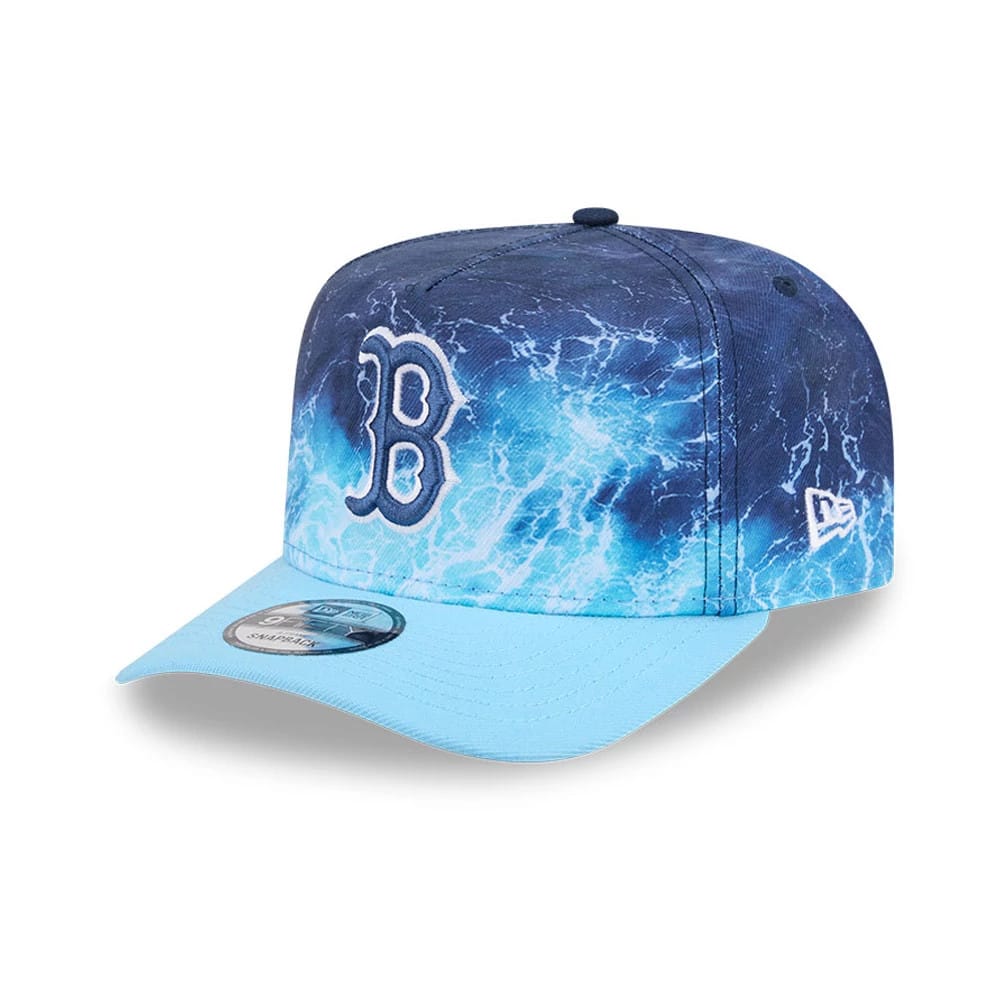 Red Sox MLB Deep Water Pastel Blue 9FIFTY A-Frame Snapback Adjustable Cap-kentox