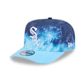 White Sox MLB Deep Water Pastel Blue 9FIFTY A-Frame Snapback Adjustable Cap-kentox