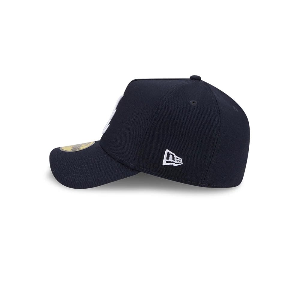 Atlanta Braves MLB Team Side Navy 59FORTY A-Frame Fitted Cap-kentox