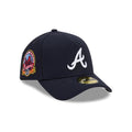 Atlanta Braves MLB Team Side Navy 59FORTY A-Frame Fitted Cap-kentox