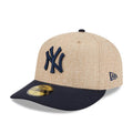 New York Yankees MLB Twine Navy 59FIFTY Fitted Cap-kentox