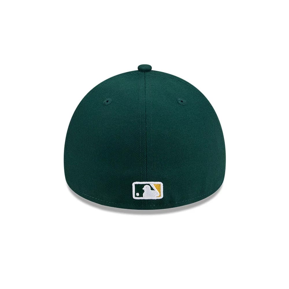 Athletics MLB Team Side Green 59FORTY A-Frame Fitted Cap-kentox