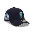 Seattle Mariners MLB Team Side Navy 59FORTY A-Frame Fitted Cap-kentox