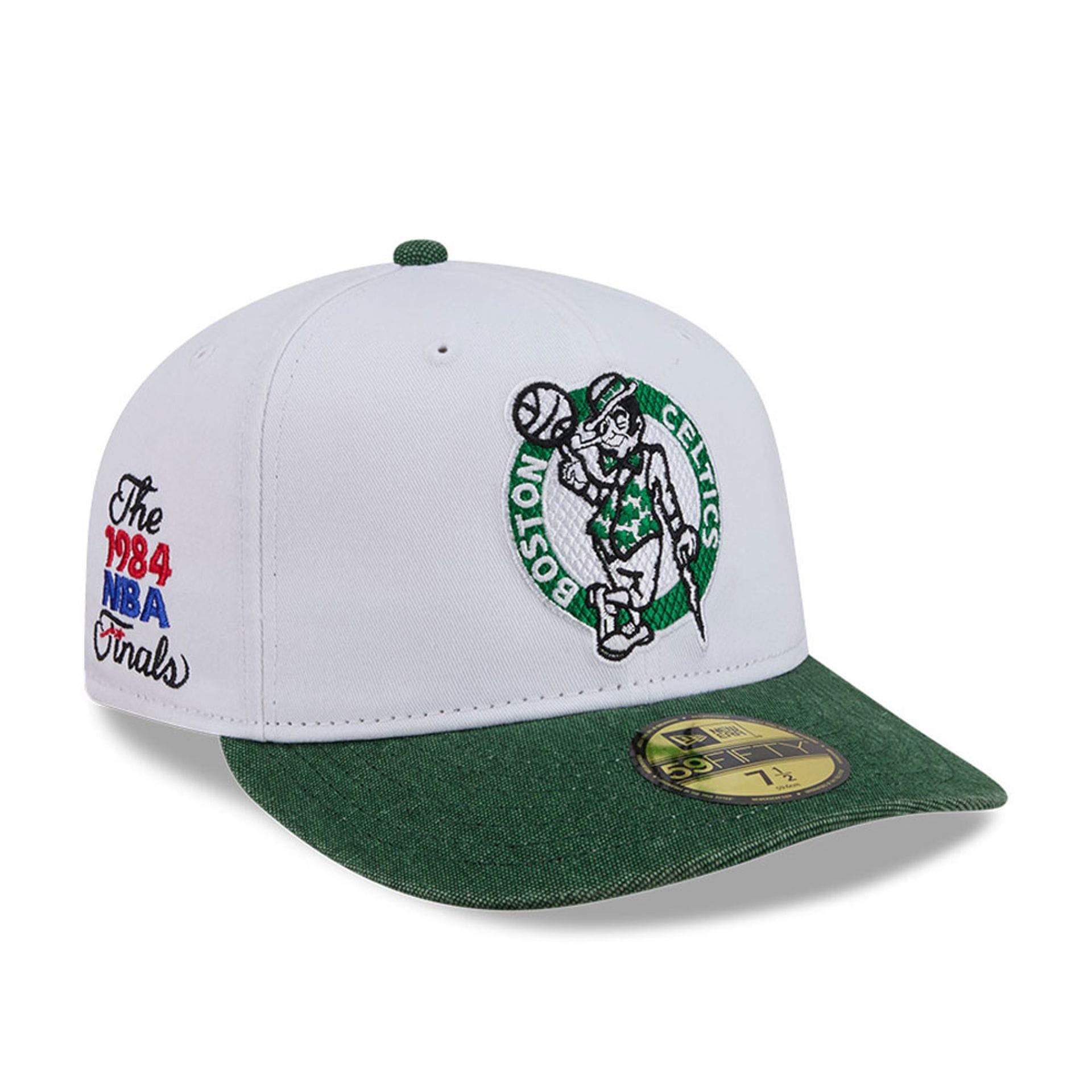 Boston Celtics NBA Hardwood Classic White 59FIFTY Fitted Cap-kentox