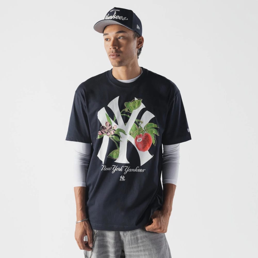 New York Yankees MLB Life Graphic Navy T-Shirt-kentox