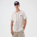New Era Slub Open White Baseball Jersey-kentox