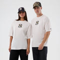 New York Yankees MLB Infill White Oversized T-Shirt-kentox