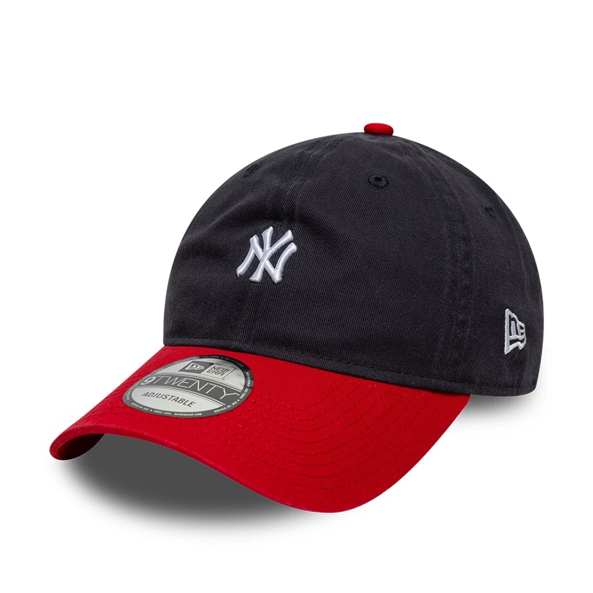 New York Yankees MLB Washed Contrast Navy 9TWENTY Adjustable Cap-kentox