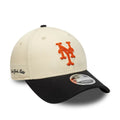 New York Mets MLB Side Script Cream 9FORTY M-Crown Adjustable Cap-kentox