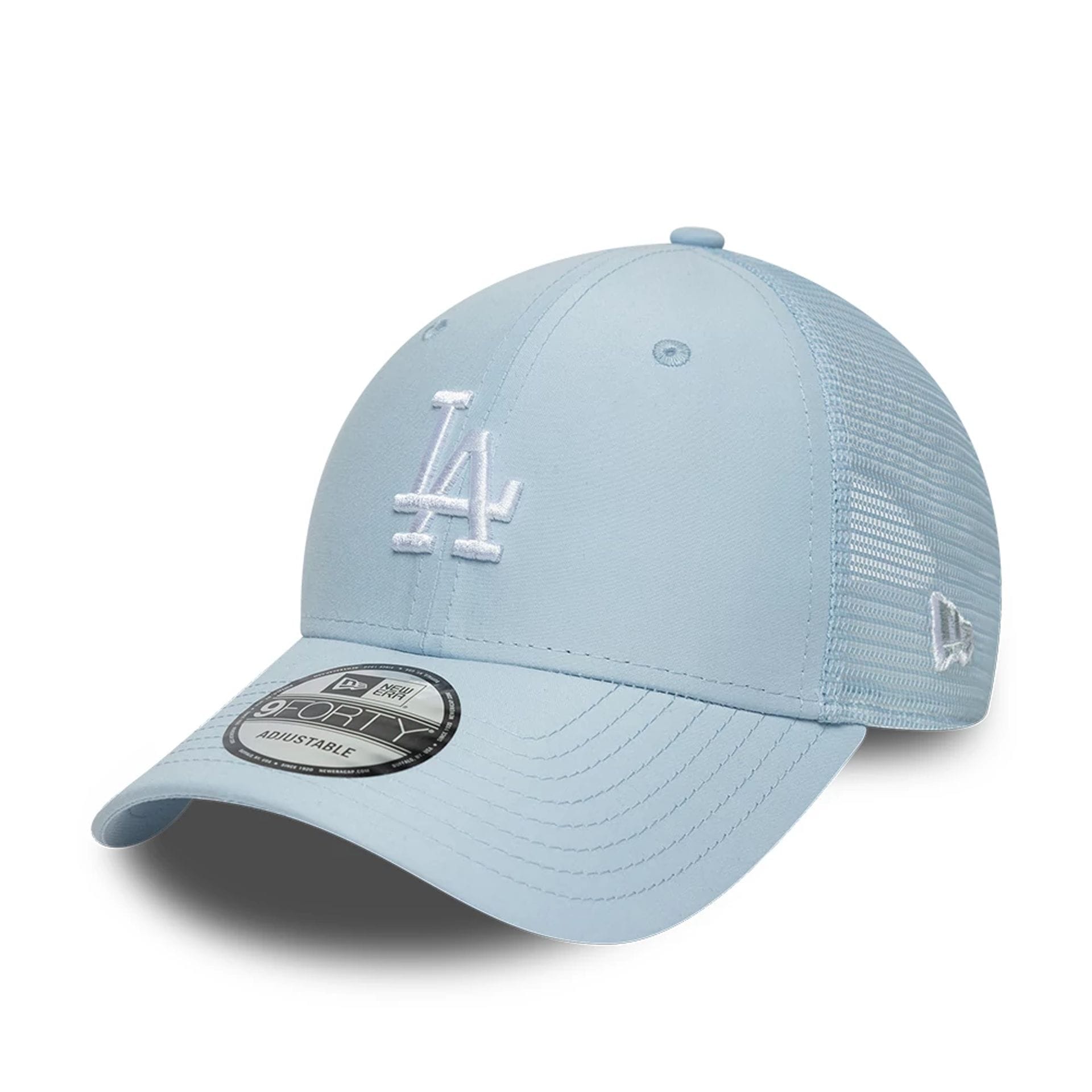LA Dodgers MLB Homefield Pastel Blue 9FORTY Trucker Adjustable Cap-kentox