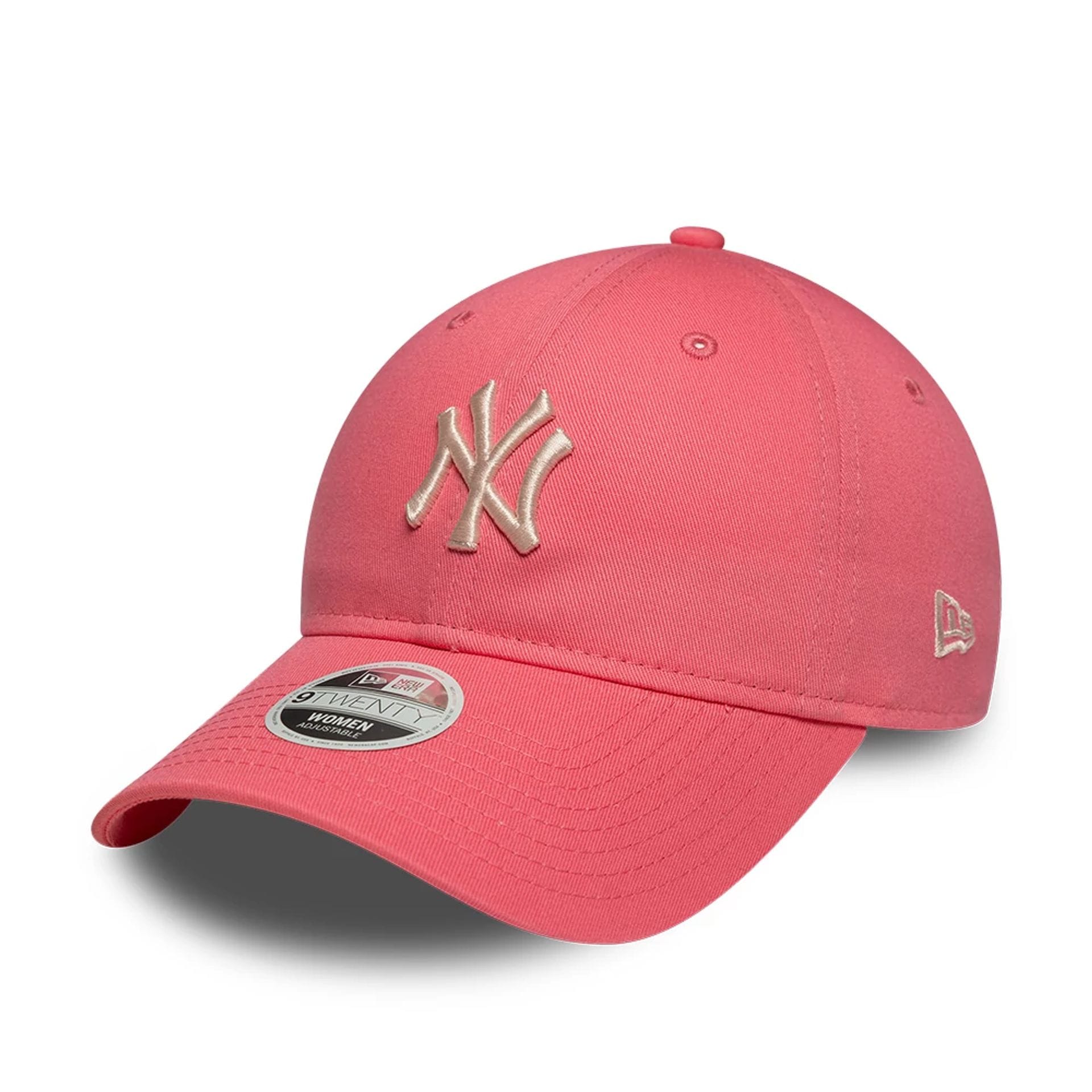 New York Yankees Womens MLB League Essential Pink 9TWENTY Adjustable Cap-kentox