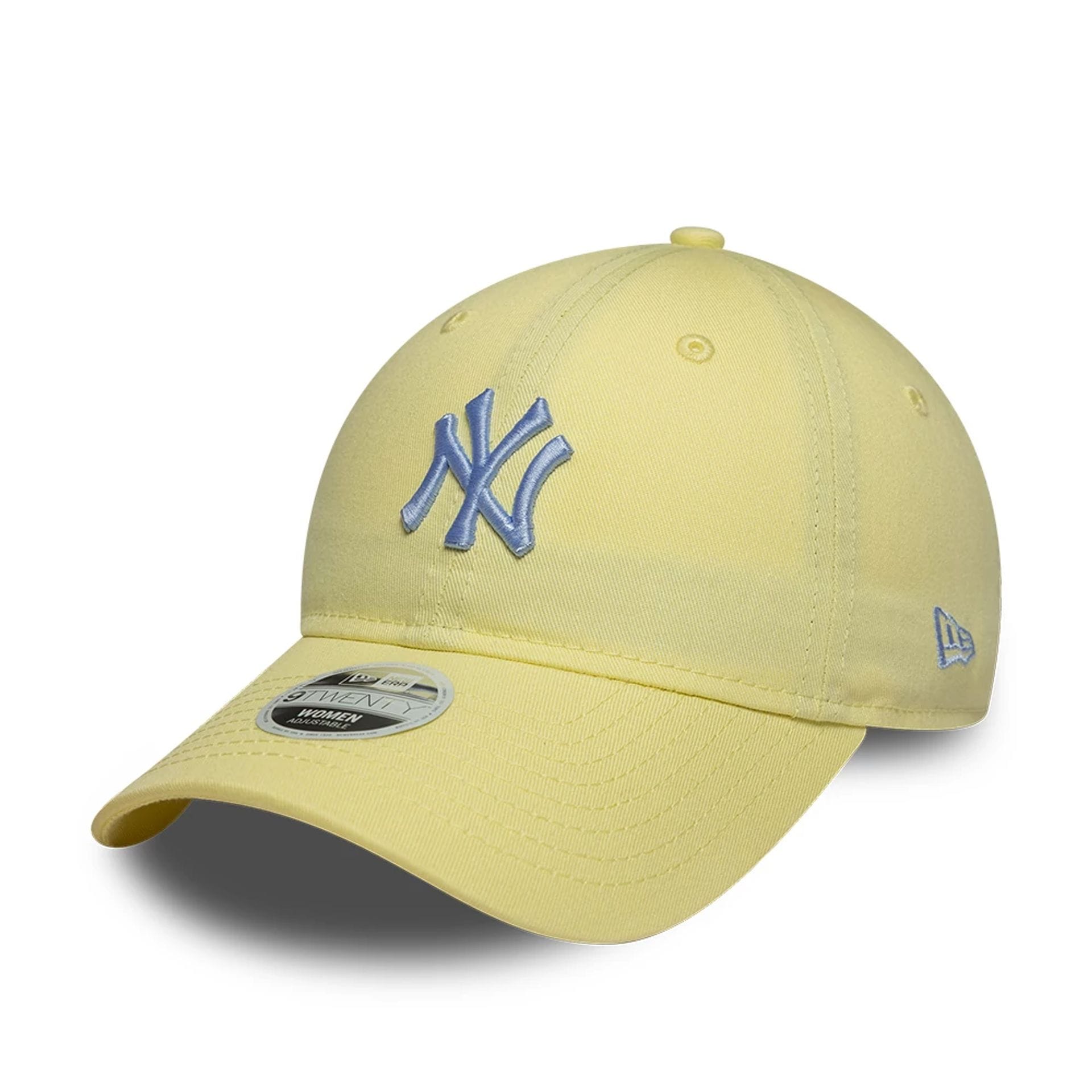 New York Yankees Womens MLB League Essential Pastel Yellow 9TWENTY Adjustable Cap-kentox