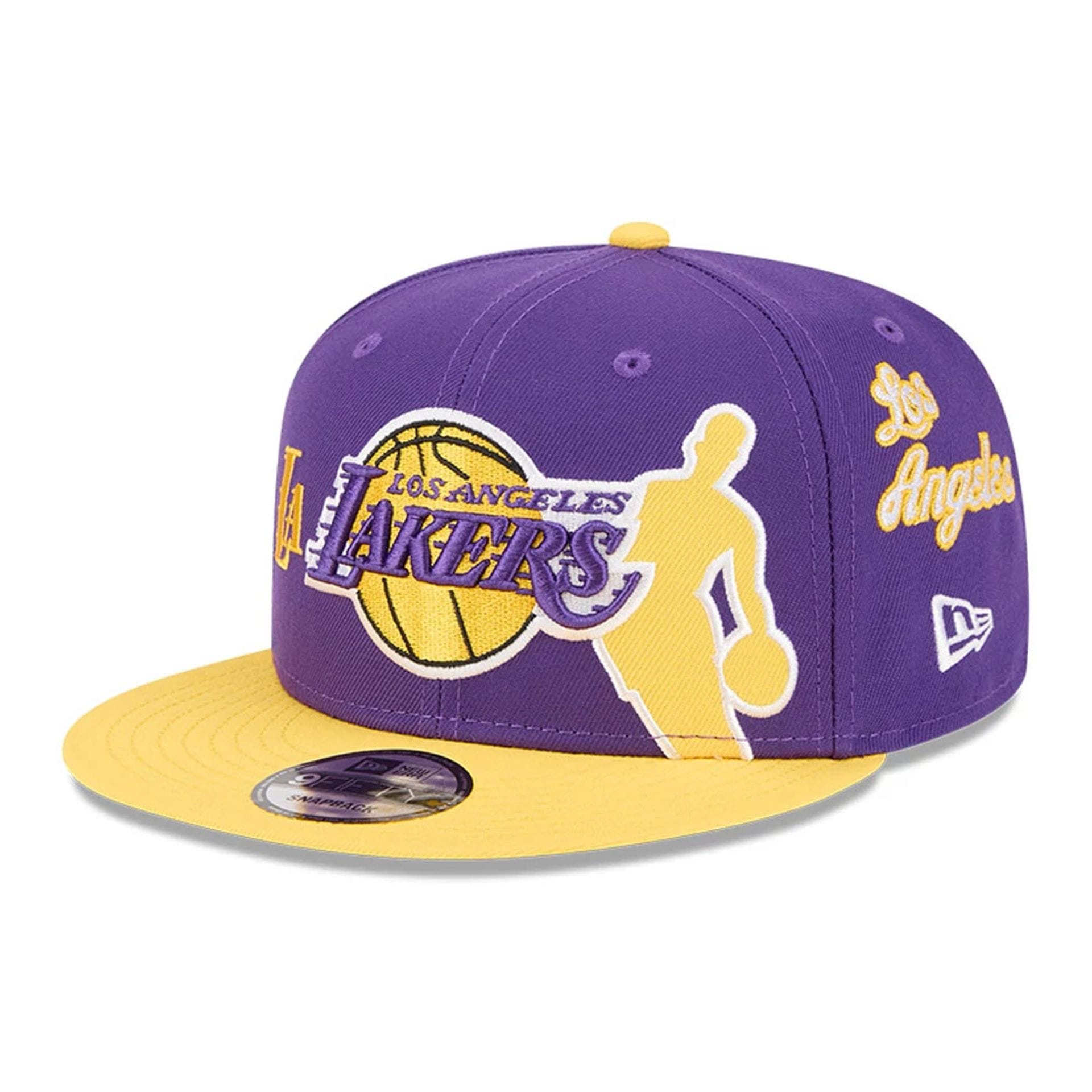 LA Lakers NBA Hardwood Classic ASG Purple 9FIFTY Snapback Adjustable Cap-kentox