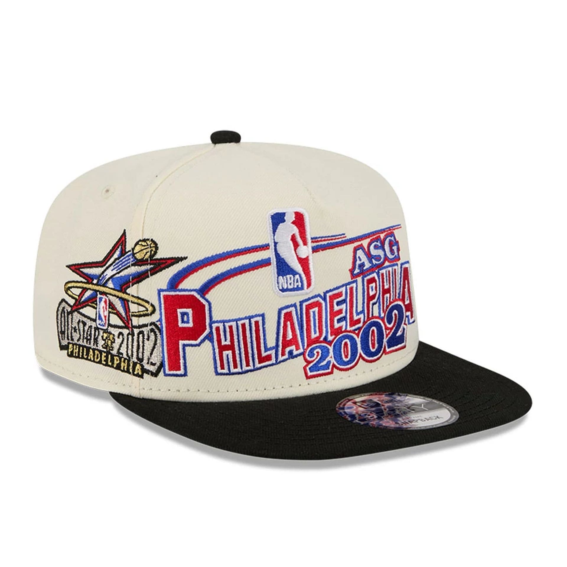 76ers NBA Hardwood Classic ASG White 9FIFTY A-Frame Snapback Cap-kentox