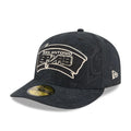 San Antonio Spurs NBA Brushed Cotton Black 59FIFTY Fitted Cap-kentox