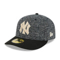 New York Yankees MLB Tweedy Cotton Black 59FIFTY Fitted Cap-kentox