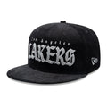 LA Lakers NBA Old English Black 9FIFTY Snapback Cap-kentox