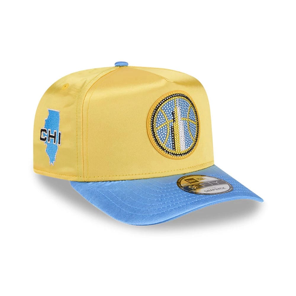 Sky WNBA Draft 2026 Yellow 9FIFTY A-Frame Snapback Adjustable Cap-kentox