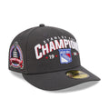 New York Rangers NHL Stanley Cup Champions Dark Grey 59FIFTY Fitted Cap-kentox