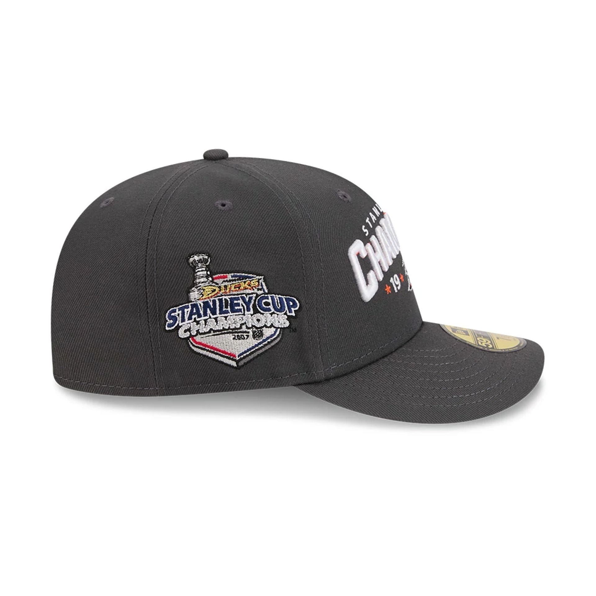 Anaheim Ducks NHL Stanley Cup Champions Dark Grey 59FIFTY Fitted Cap-kentox