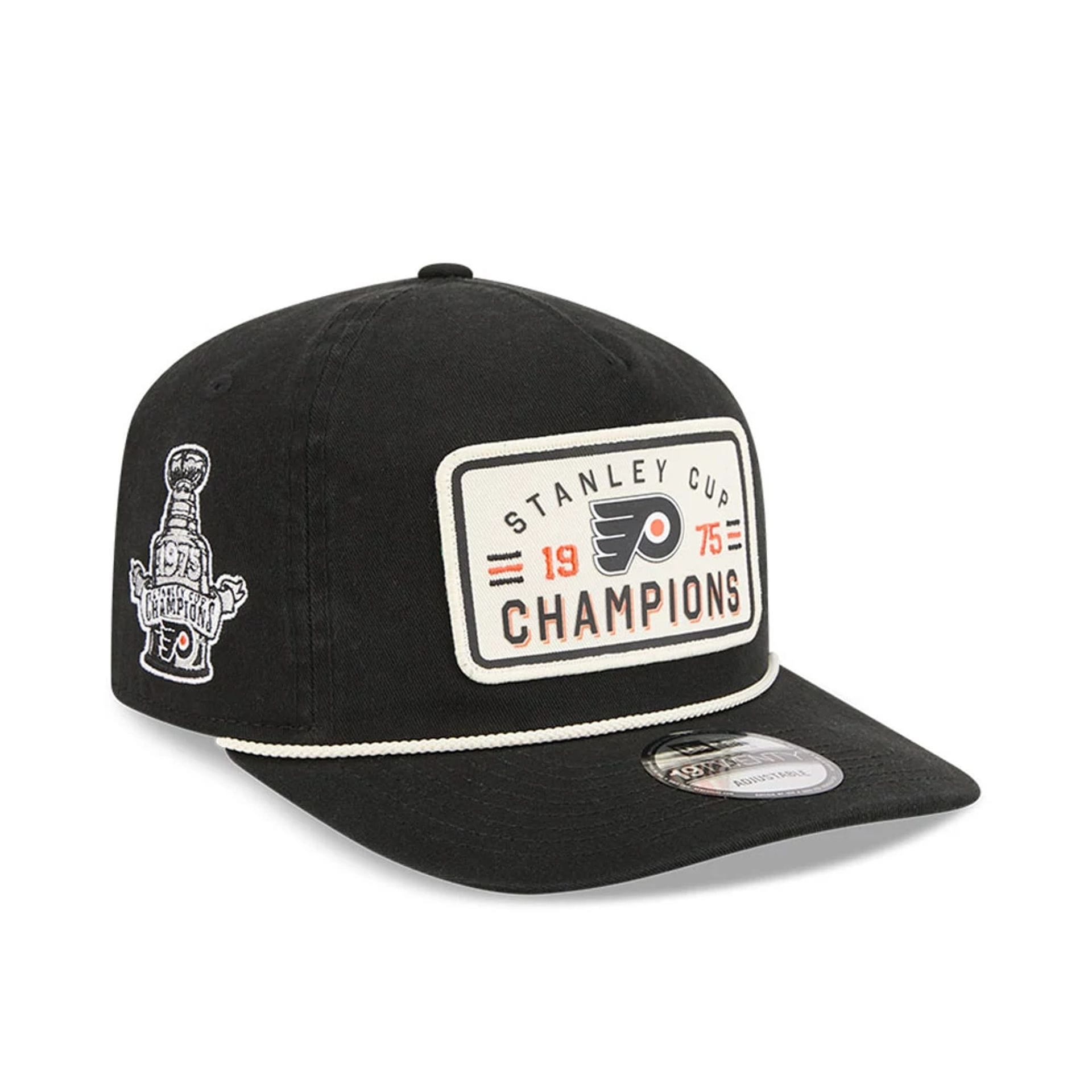Philadelphia Flyers NHL Stanley Cup Champions Black 19TWENTY Adjustable Cap-kentox
