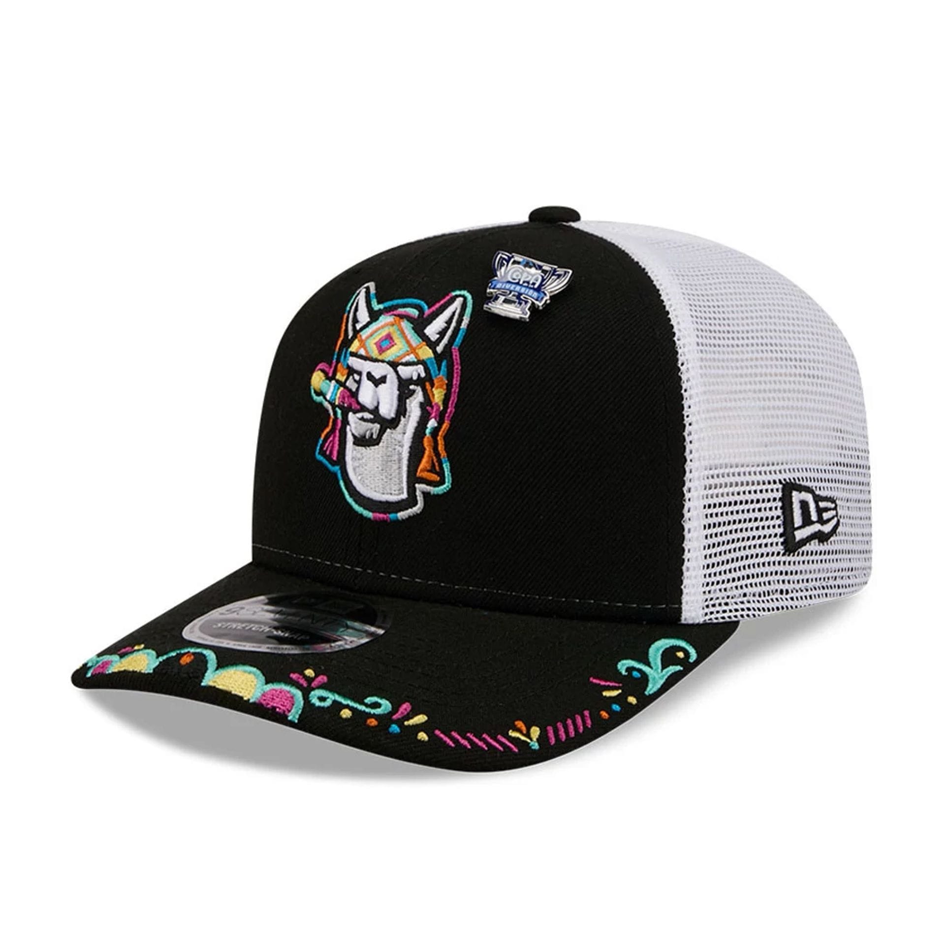 Crawdads MiLB La Copa 2026 Black 9SEVENTY Stretch Snap Adjustable Cap-kentox