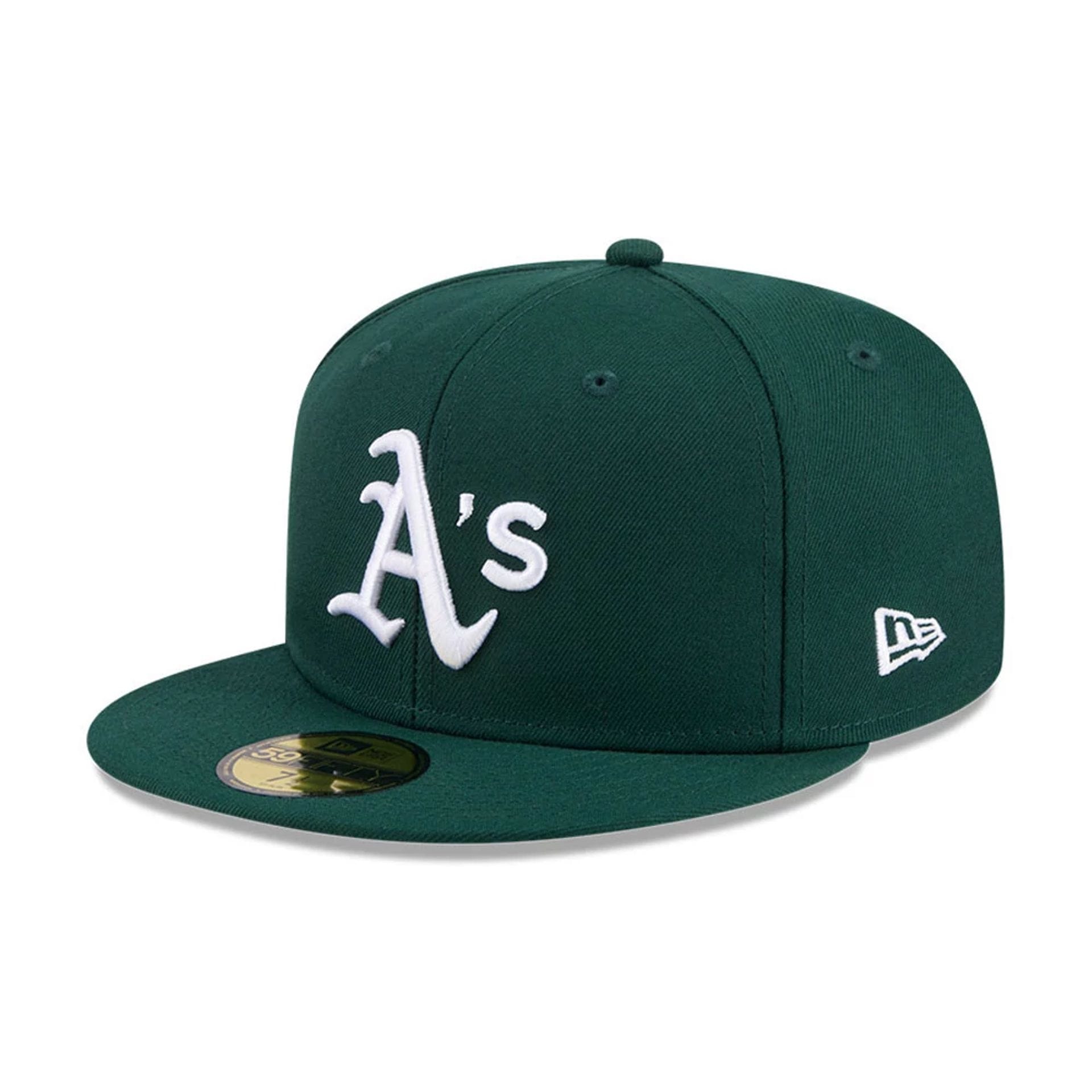 Athletics MLB Jackie Robinson Dark Green 59FIFTY Fitted Cap-kentox