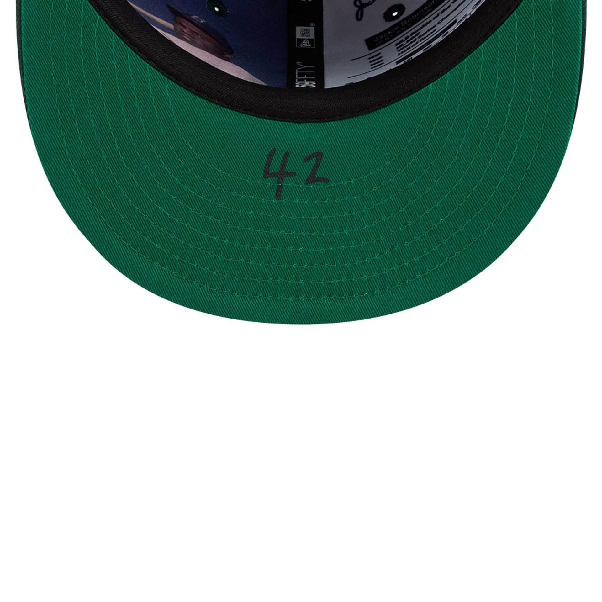 Athletics MLB Jackie Robinson Dark Green 59FIFTY Fitted Cap-kentox