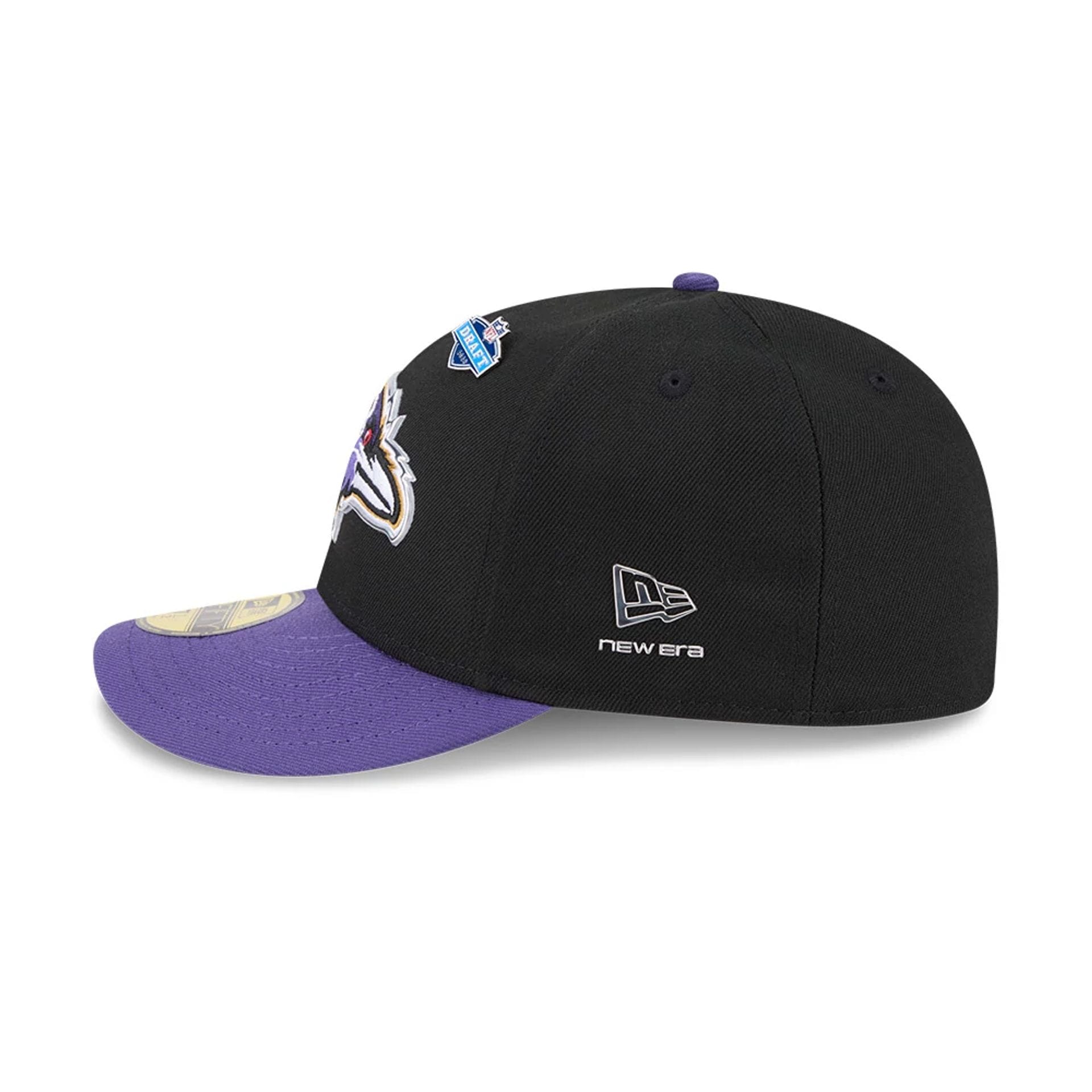 Baltimore Ravens NFL Draft 2026 Black 59FIFTY Fitted Cap-kentox