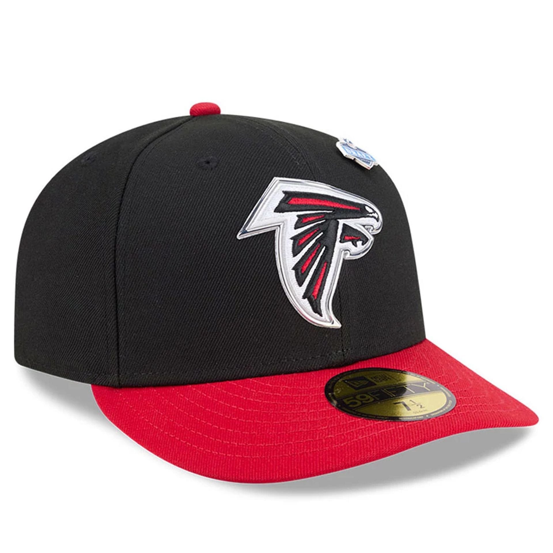 Atlanta Falcons NFL Draft 2026 Black 59FIFTY Fitted Cap-kentox