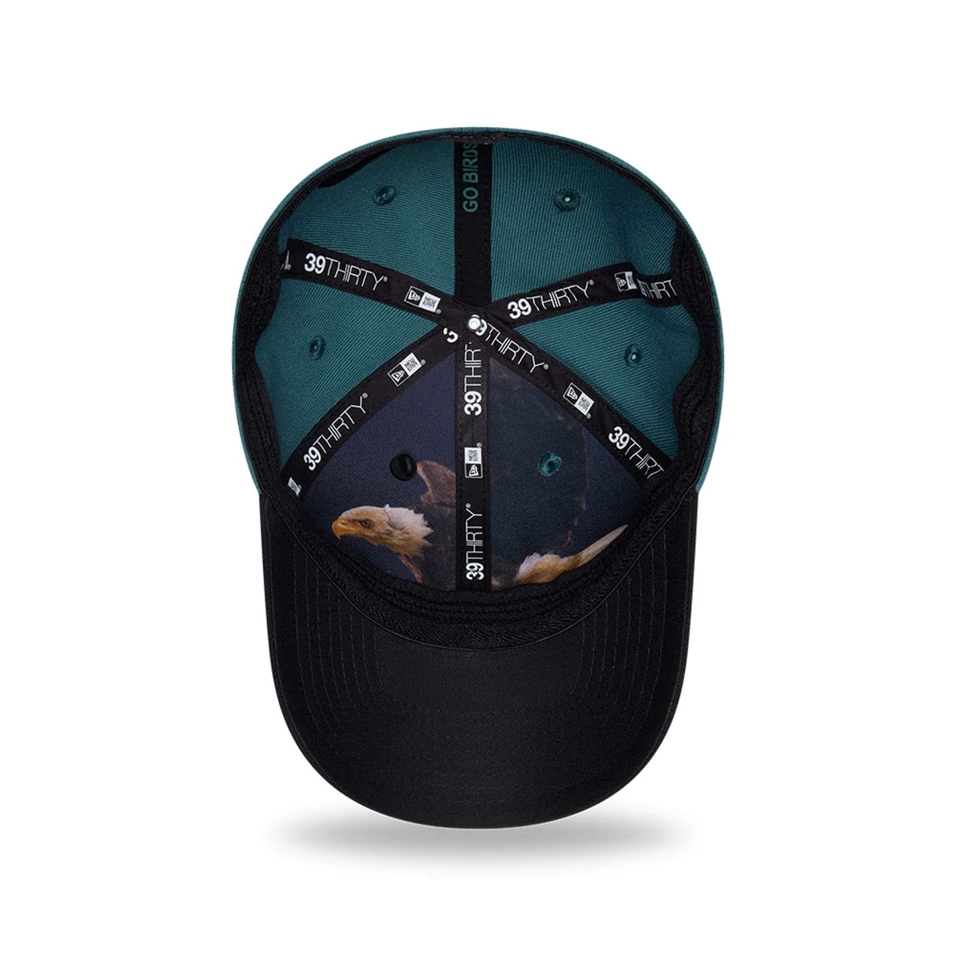 Eagles NFL Draft 2026 Dark Green 39THIRTY M-Crown Stretch Fit Cap-kentox