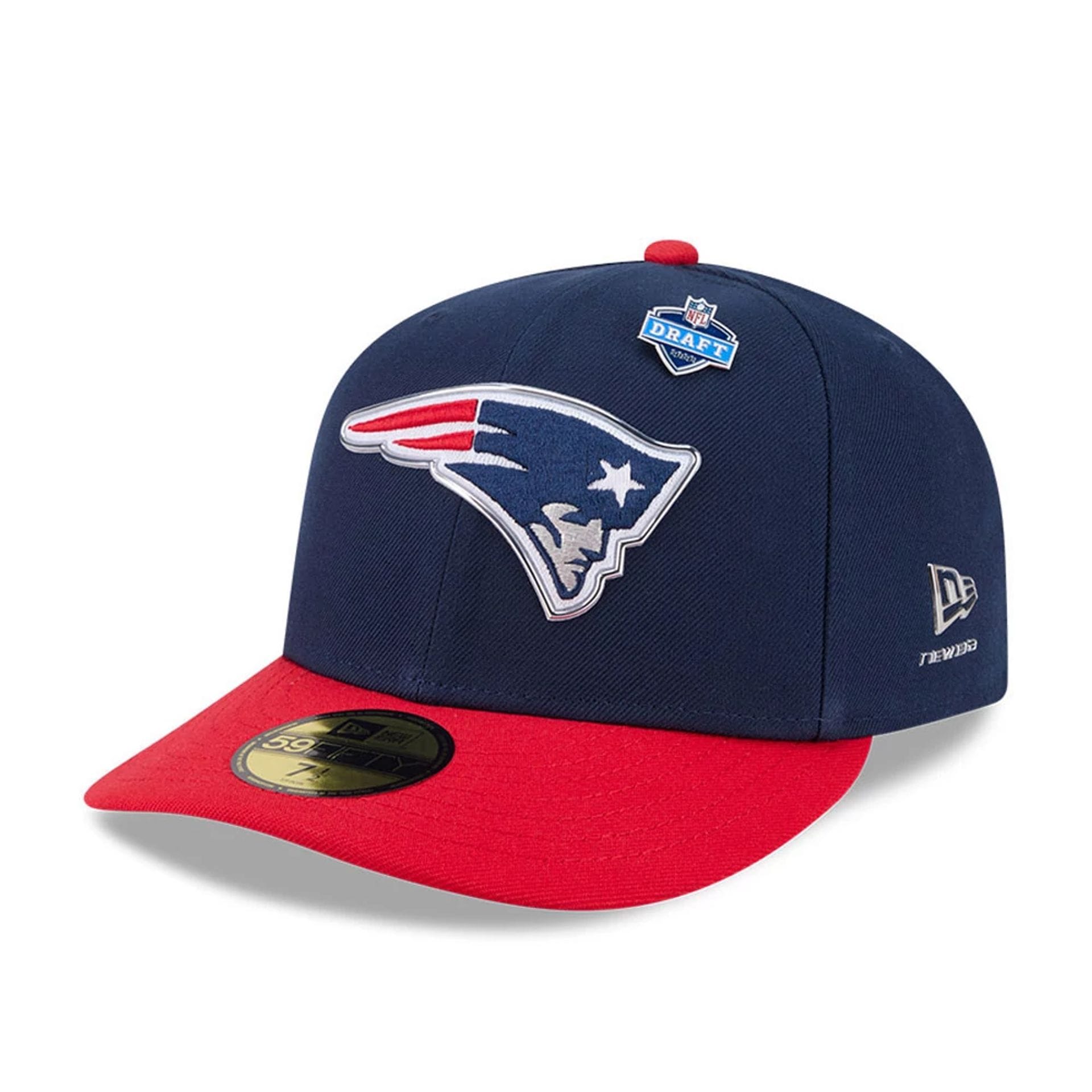 New England Patriots NFL Draft 2026 Dark Blue 59FIFTY Fitted Cap-kentox
