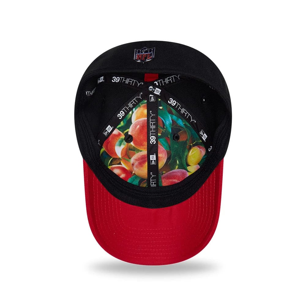 Atlanta Falcons NFL Draft 2026 Black 39THIRTY M-Crown Stretch Fit Cap-kentox