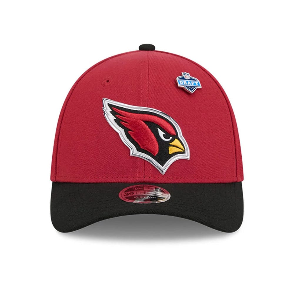 Arizona Cardinals NFL Draft 2026 Dark Red 39THIRTY M-Crown Stretch Fit Cap-kentox
