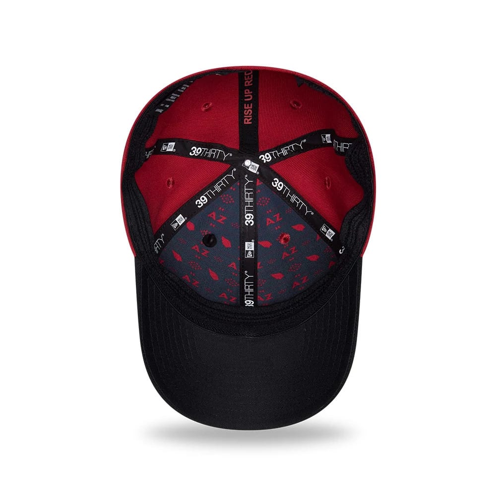 Arizona Cardinals NFL Draft 2026 Dark Red 39THIRTY M-Crown Stretch Fit Cap-kentox