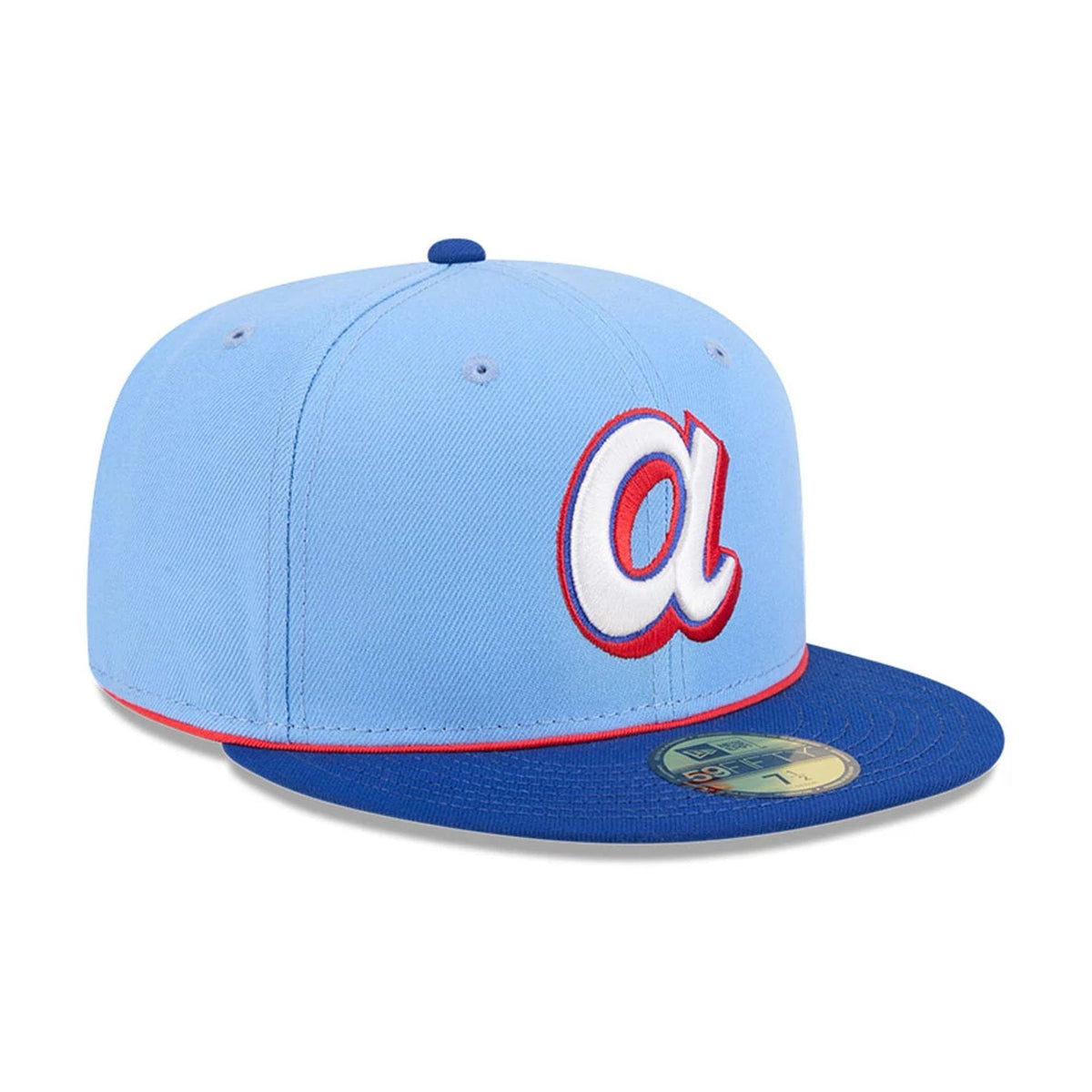 Atlanta Braves MLB City Connect Light Blue 59FIFTY Fitted Cap-kentox